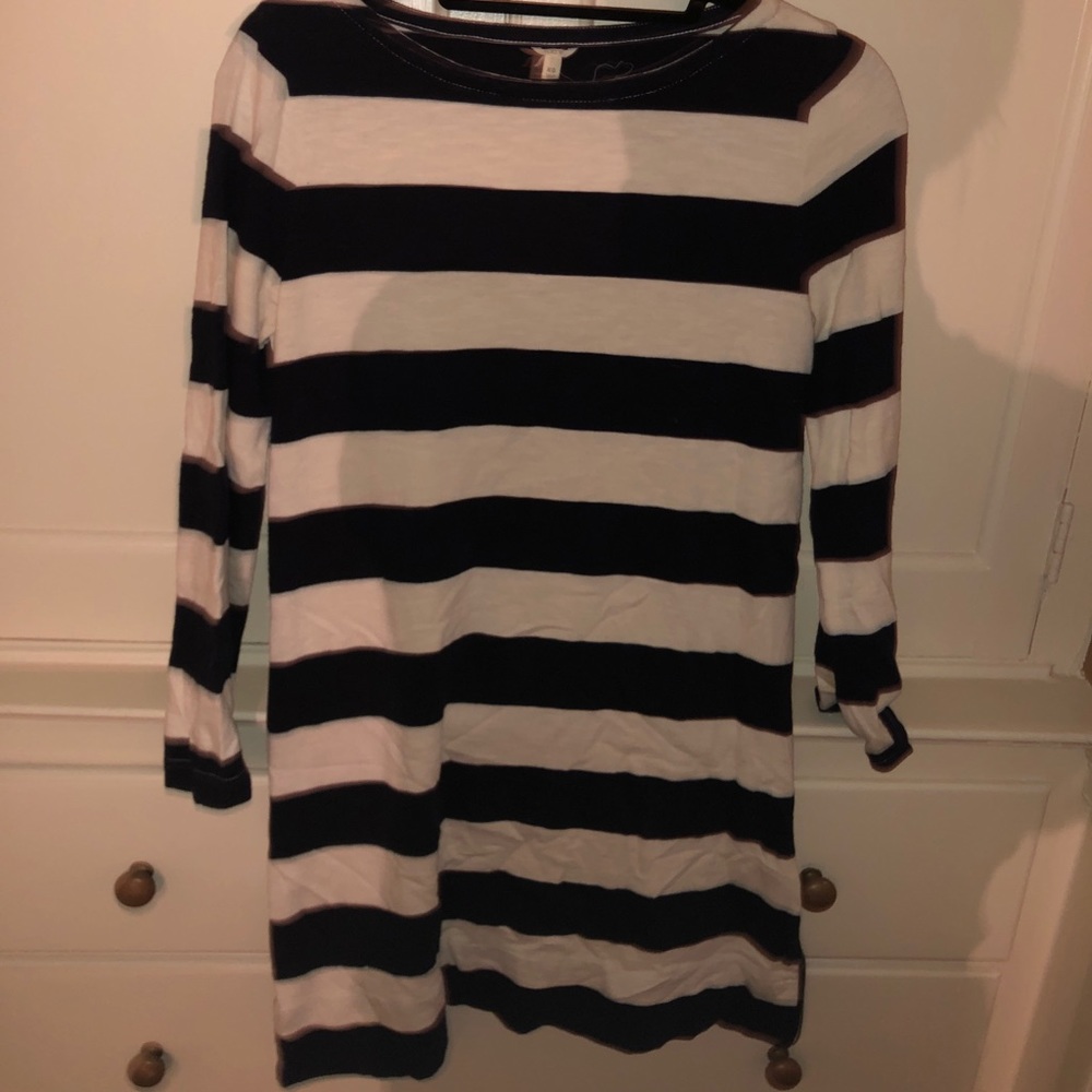 Long sleeve, striped dress